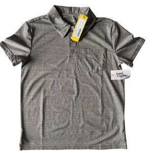 Rumi + Ryder Kids Striped Sport Polo Shirt